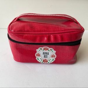 Anna Sui Red Makeup Traveling Case